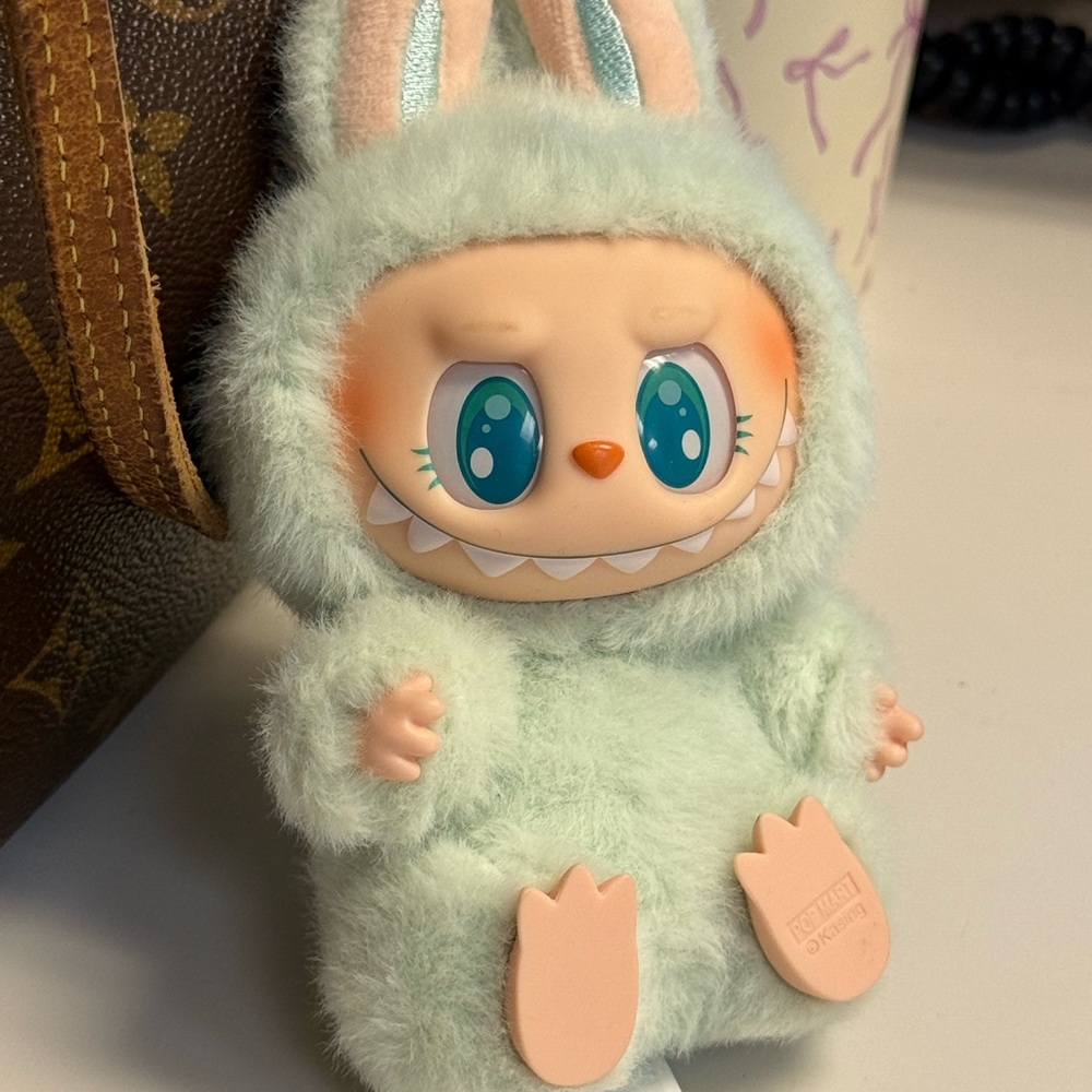 Adorable Mint Green Bunny Plush Toy